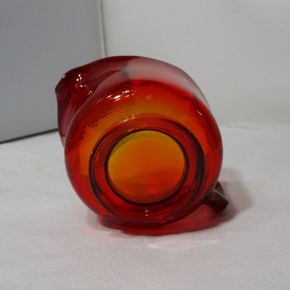 Vintage Ruby Red Amberina  Imperial Glass Creamer Molly 725 - Picture 5 of 8